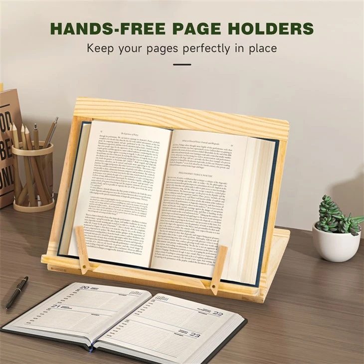 Adjustable Wooden Book Holder best