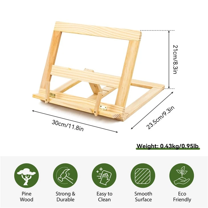 Adjustable Wooden Book Holder price