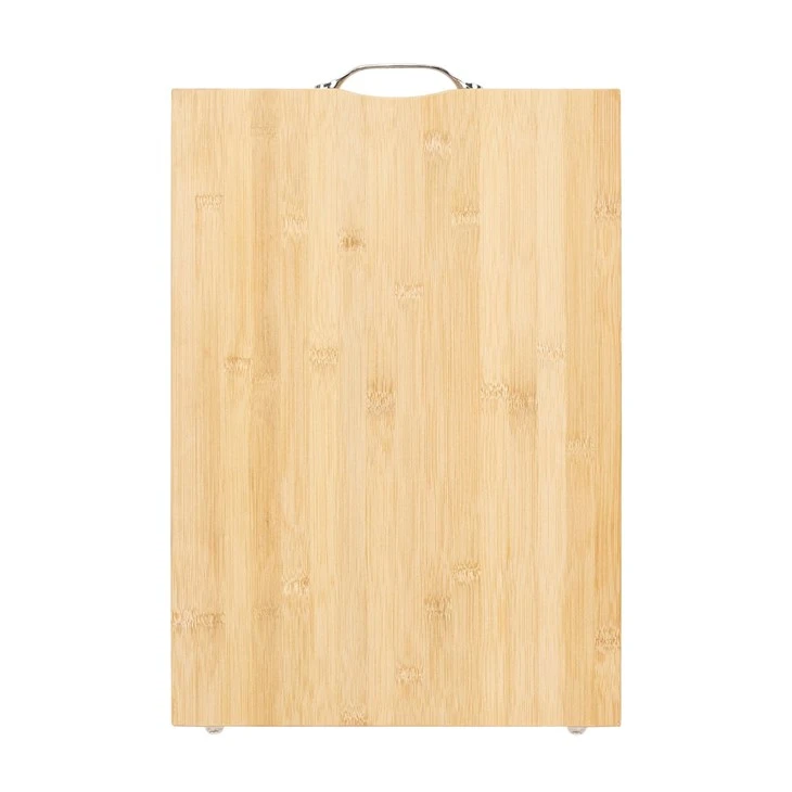 Bamboo Chopping Board With Stainless Steel Handle (1)