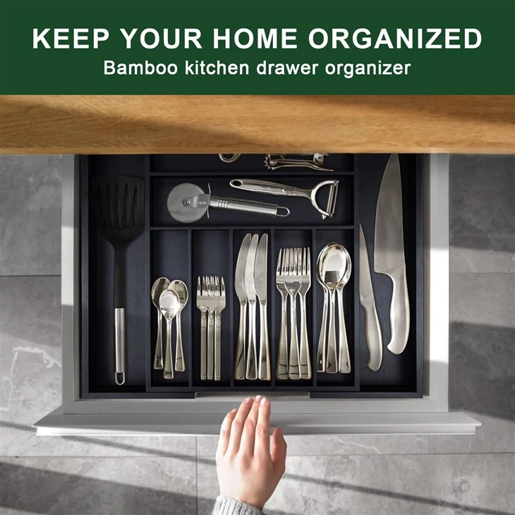 Bamboo Expandable Drawer Organizer suppliers