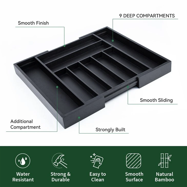 Bamboo Expandable Drawer Organizer price