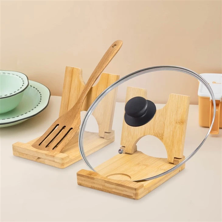 Bamboo Foldable Pot Lid Holder best