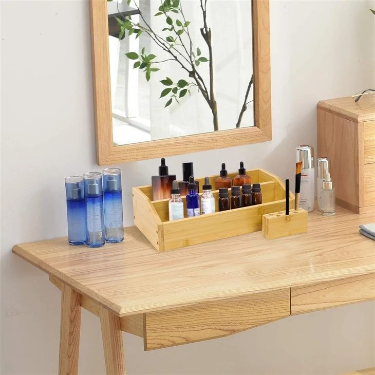 Bamboo Makeup Storage Box high quality