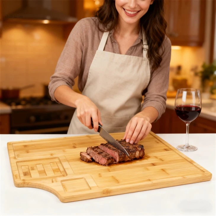 Bamboo Steak Board For Kitchen factory