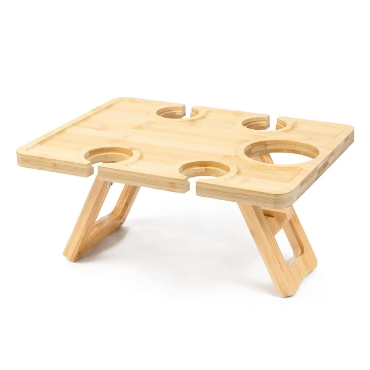 Bamboo Wine Picnic Table (1)