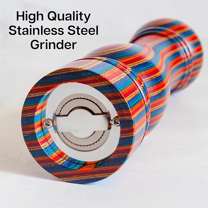 Colorful Wooden Pepper Grinder factory