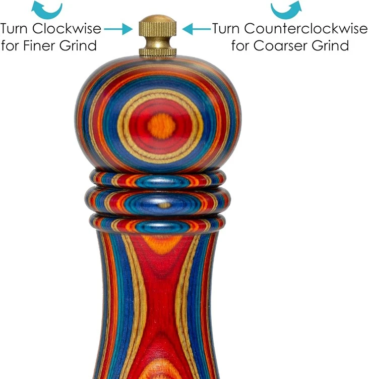 Colorful Wooden Pepper Grinder suppliers