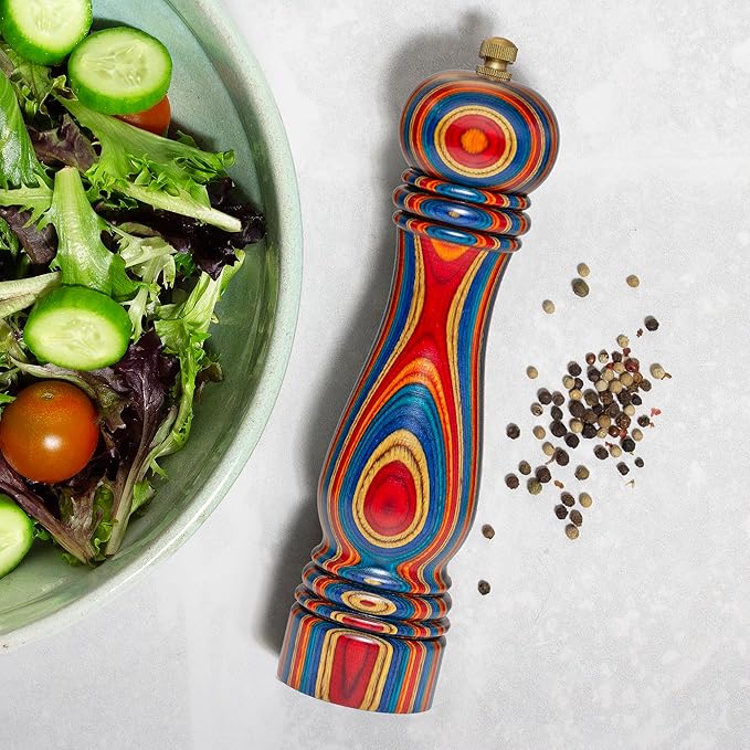Colorful Wooden Pepper Grinder manufacturers