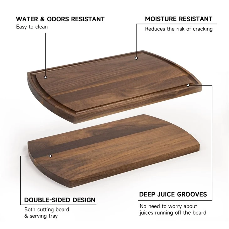 Walnut Wood Chopping Board With Juice Groove price