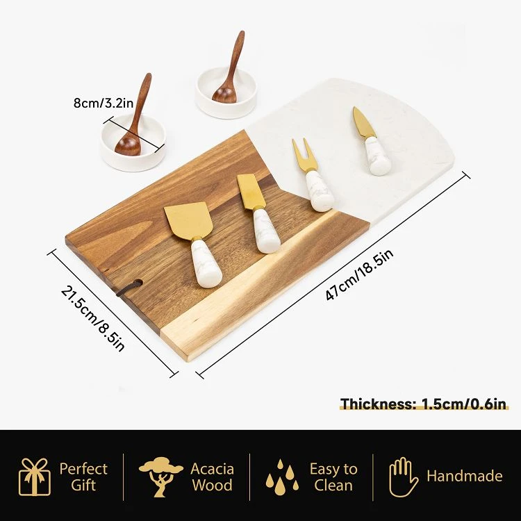 Wood Meat And Cheese Tray