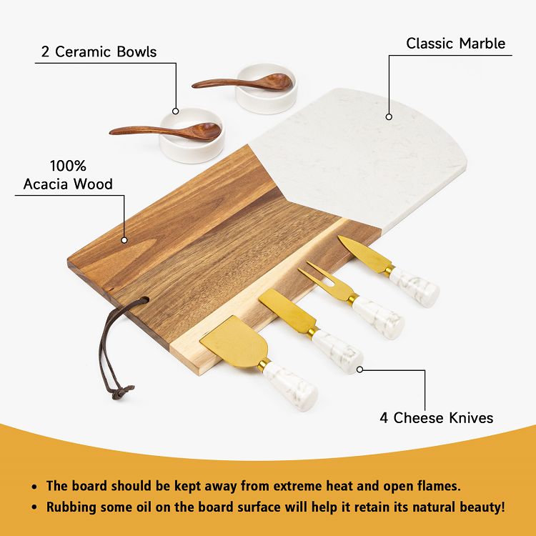 Wood Meat And Cheese Tray