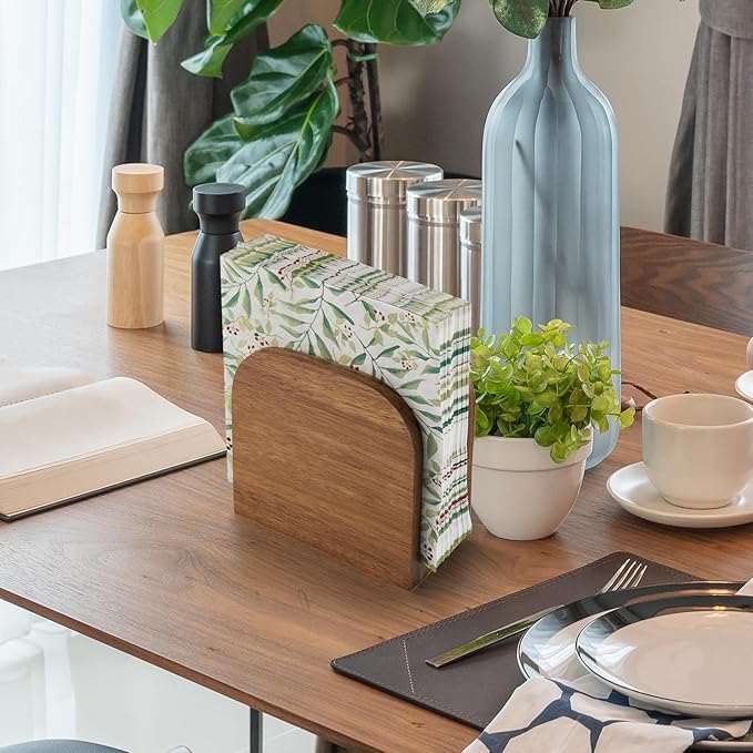 Acacia Wood Napkin Holder high quality