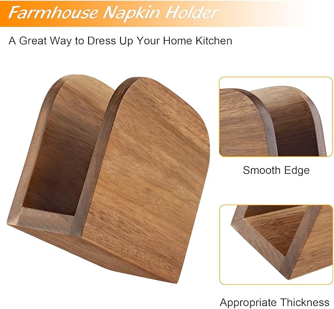 Acacia Wood Napkin Holder suppliers