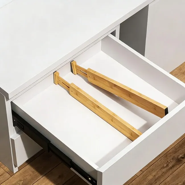 Adjustable Bamboo Drawer Dividers manufacturers