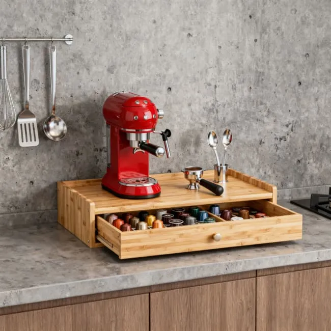 Bamboo Coffee Capsule Storage Holder suppliers