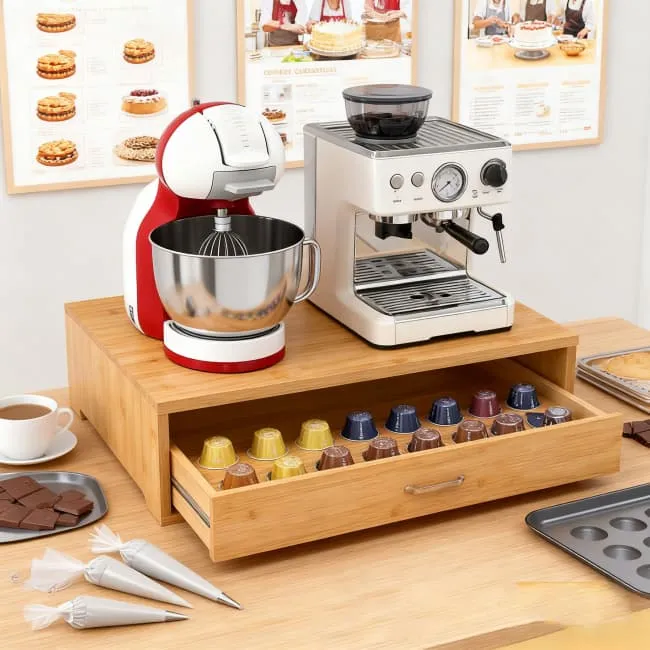 Bamboo Coffee Capsule Storage Holder best