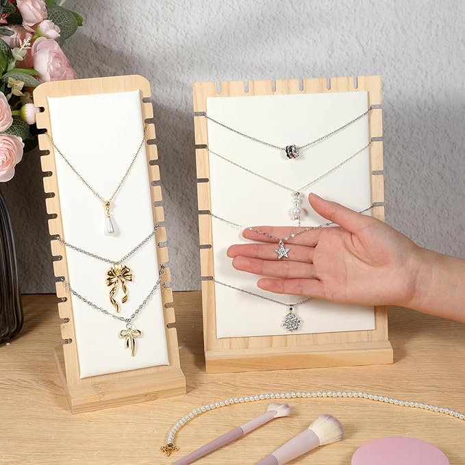 Bamboo Jewelry Display Stand factory