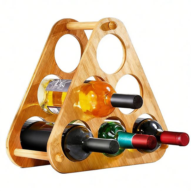 Bamboo Wine Storage And Display Rack manufacturers