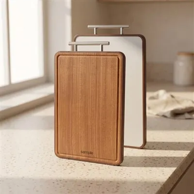 Ebony Cutting Board With Handle