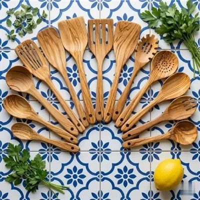 Olive Wood Utensil Set