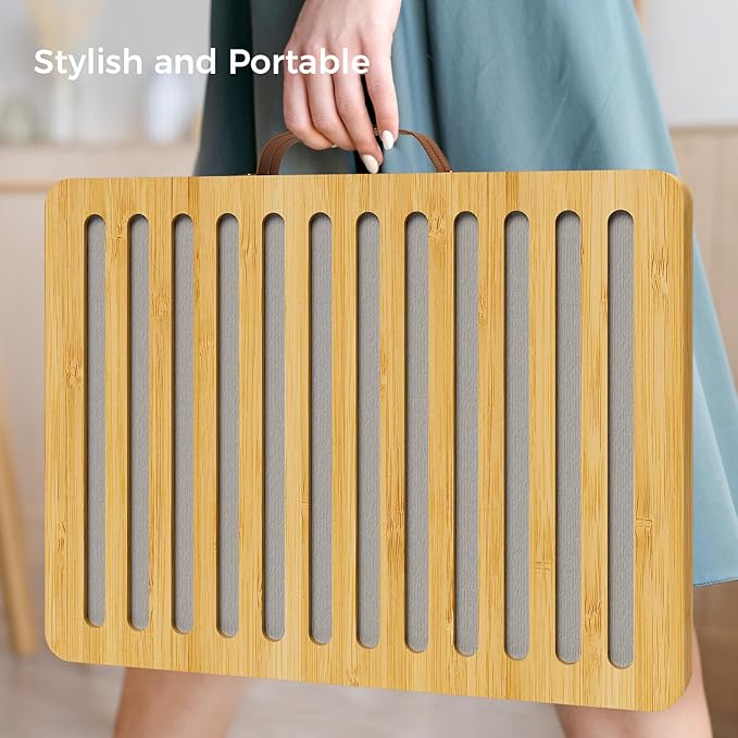 Stone Drying Mat With Bamboo Foldable Rack factory