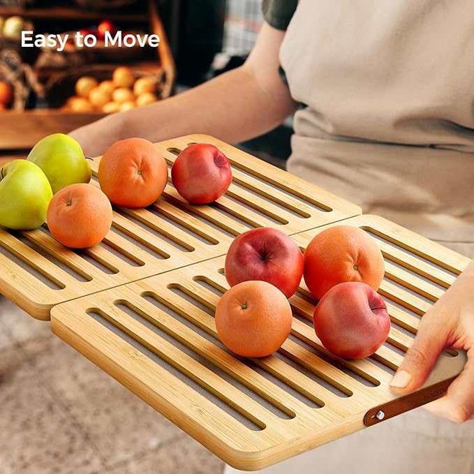 Stone Drying Mat With Bamboo Foldable Rack best