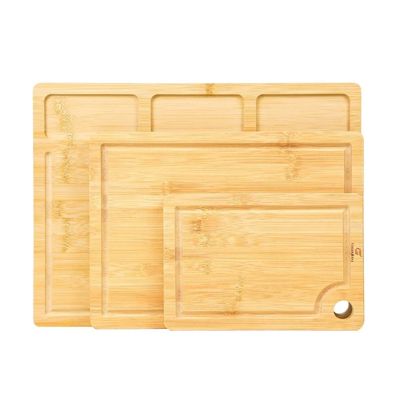 Bamboo Chopping Board Set Of 3