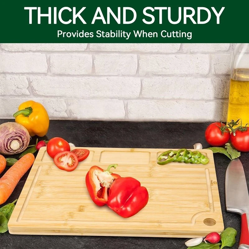 Bamboo Chopping Board Set Of 3