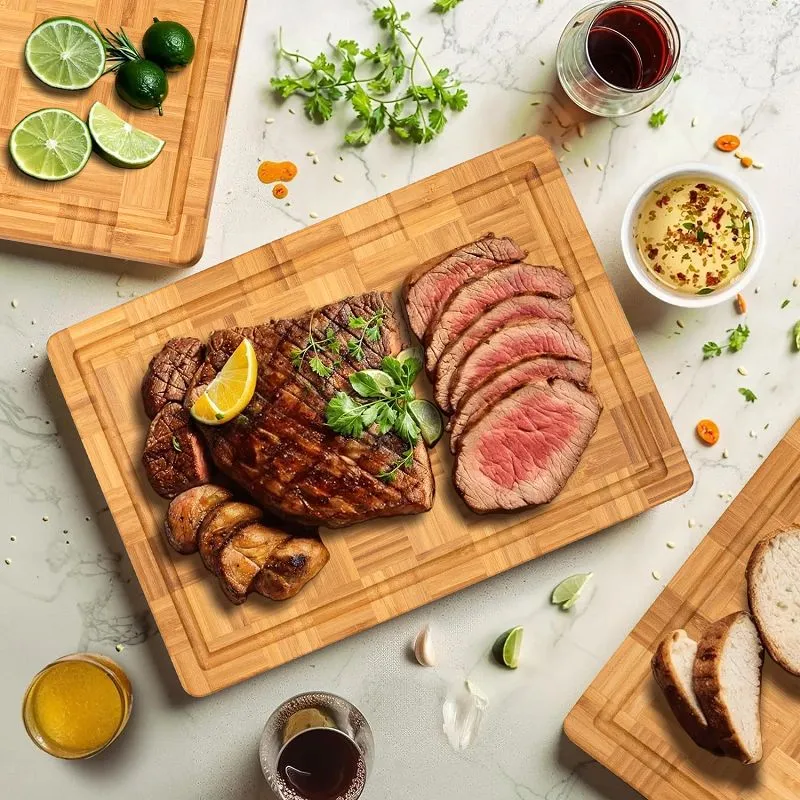 Bamboo Chopping Board Set