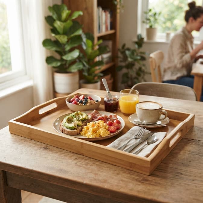 bamboo serving tray bamboo serving tray