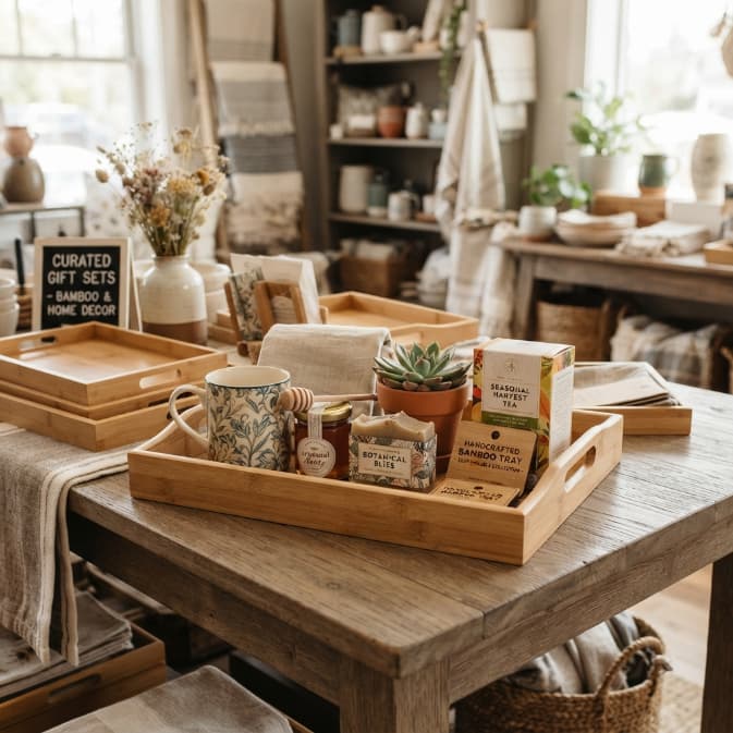 bamboo serving tray