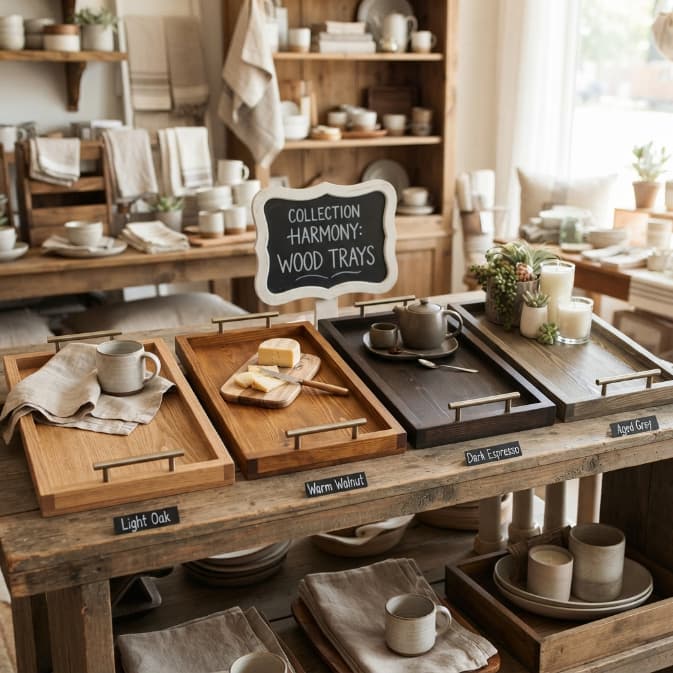 wood serving tray