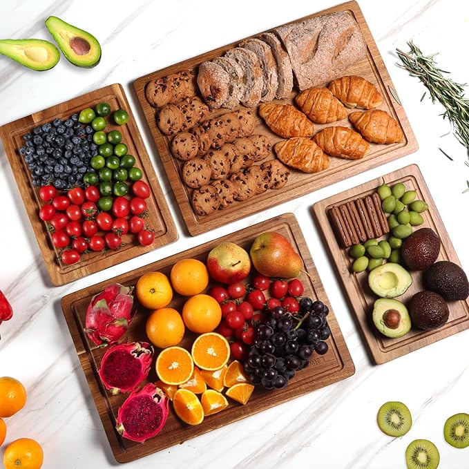 wood cutting board set
