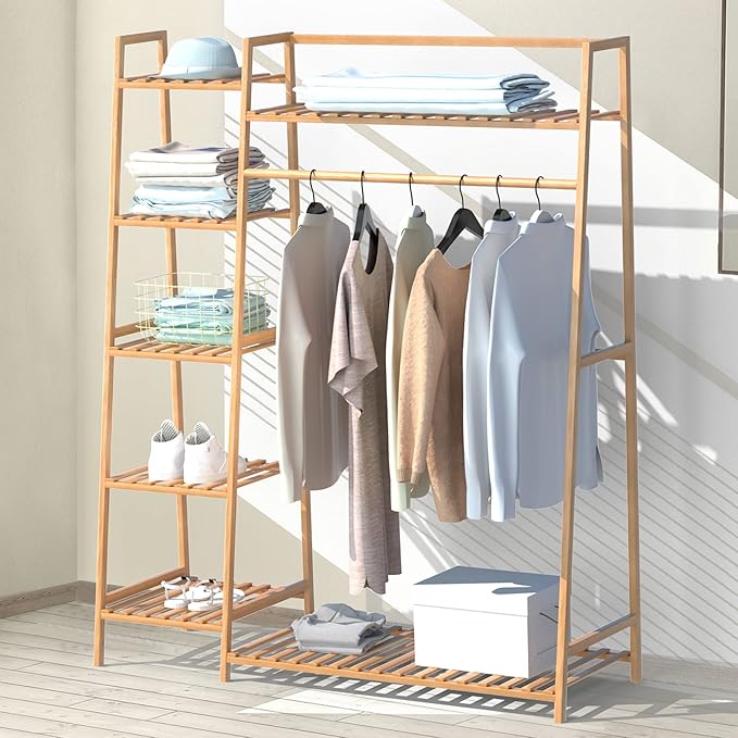 Bamboo bedroom storage rack Bamboo bedroom storage rack