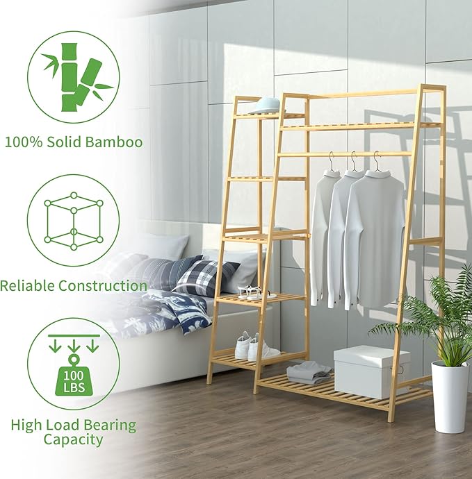 bamboo storage rack