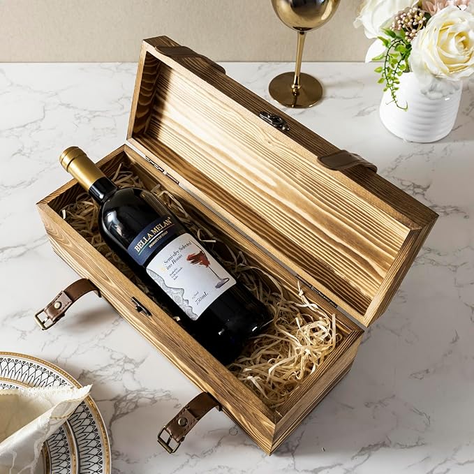 wooden wine storage box