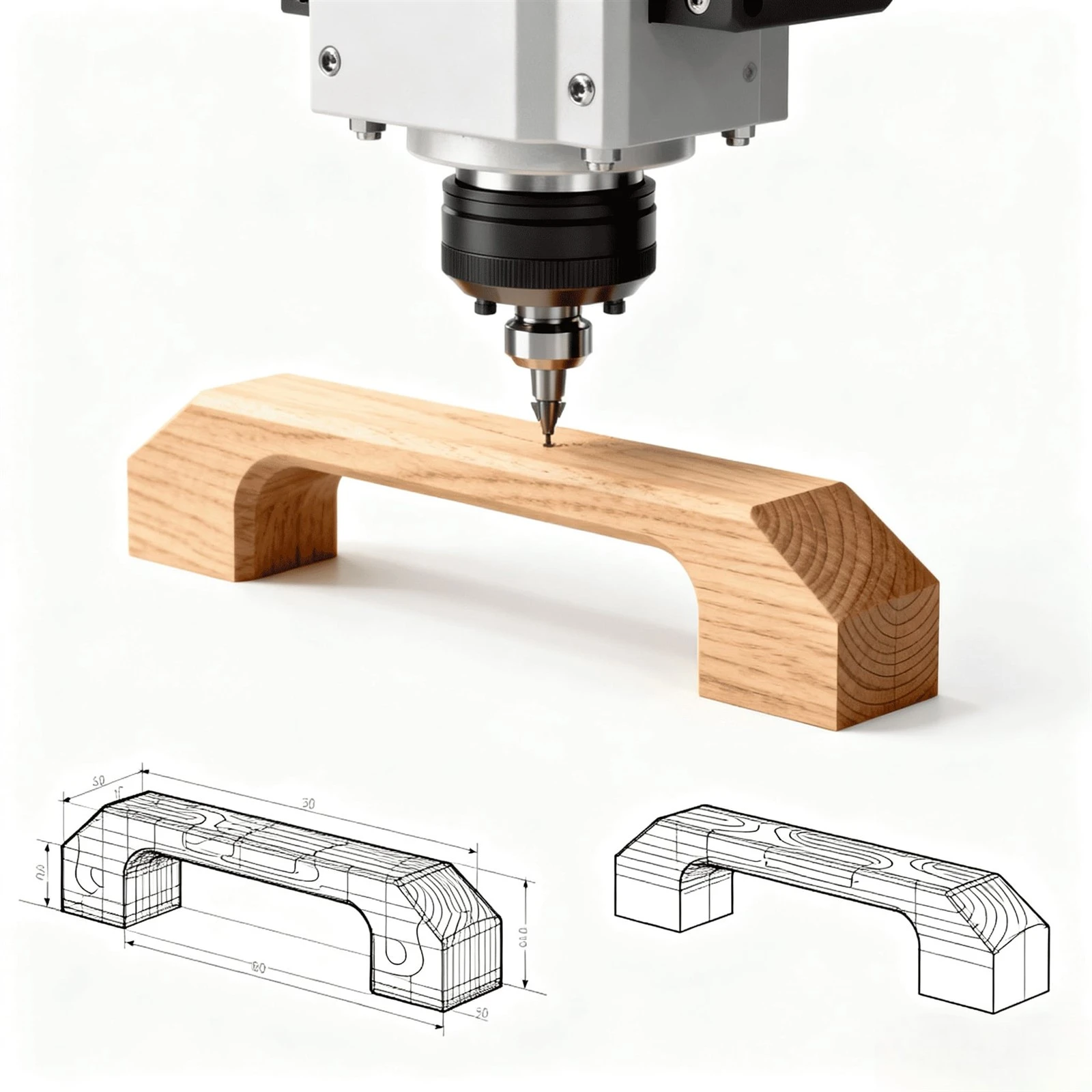 How wooden pallet handles are produced