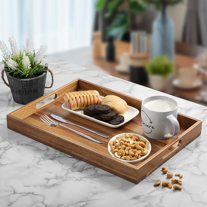 wood serving tray with handle wood serving tray with handle