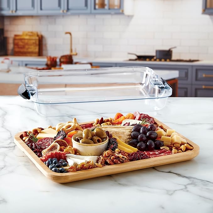 Wooden charcuterie board with lid Wooden charcuterie board with lid