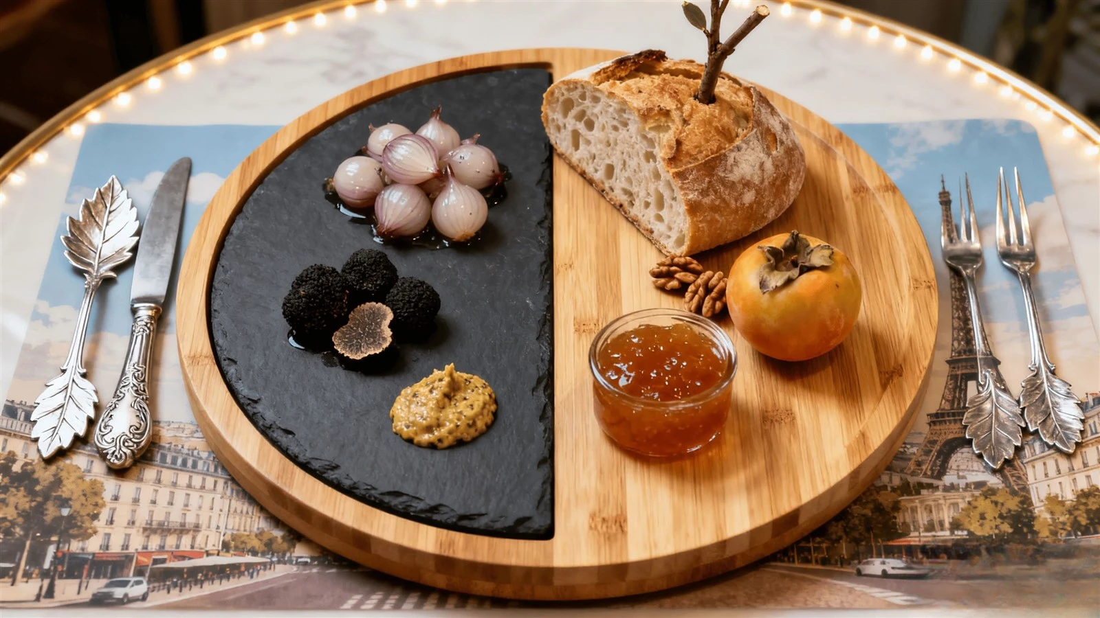 French accoutrements charcuterie board