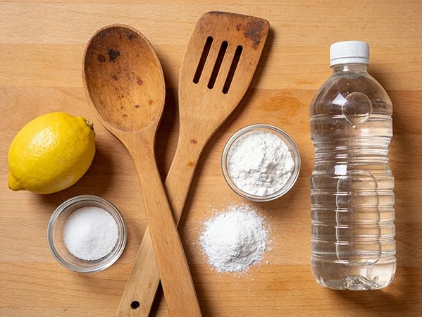 How Can You Effectively Remove Stains And Restore Your Wooden Kitchen Utensils?