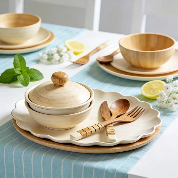 Family Dinner Bamboo Tableware Matching And Usage Tips