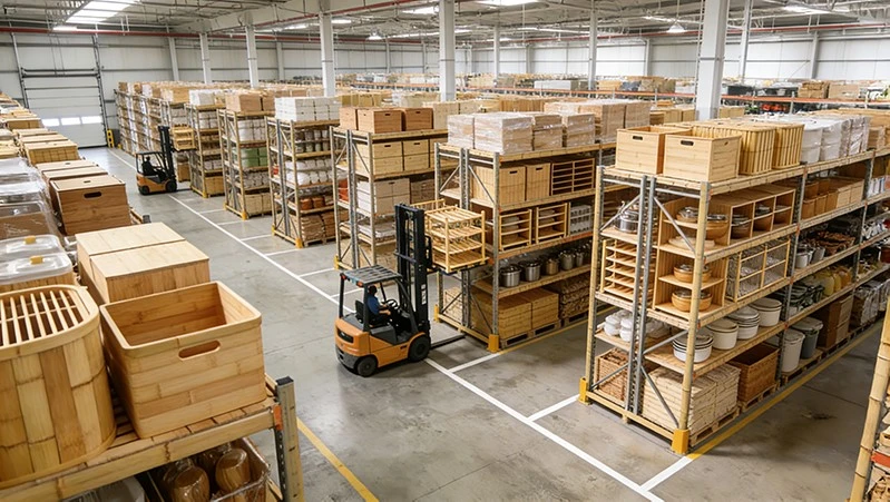 Bamboo kitchen logistics and warehousing Bamboo kitchen logistics and warehousing