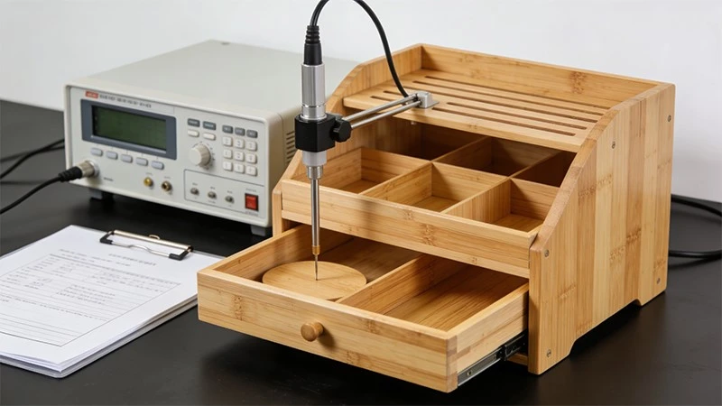 Compliance testing for bamboo kitchen storage products