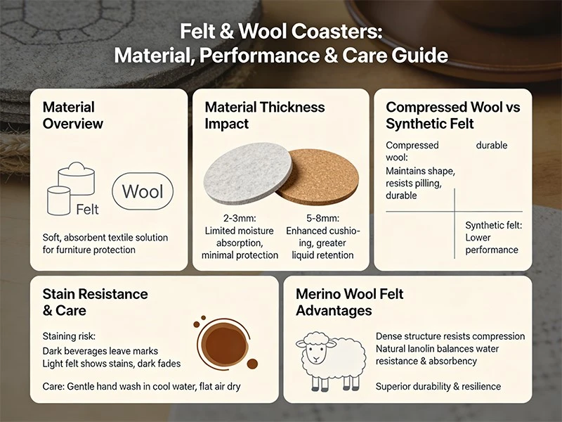 feltwool coaster