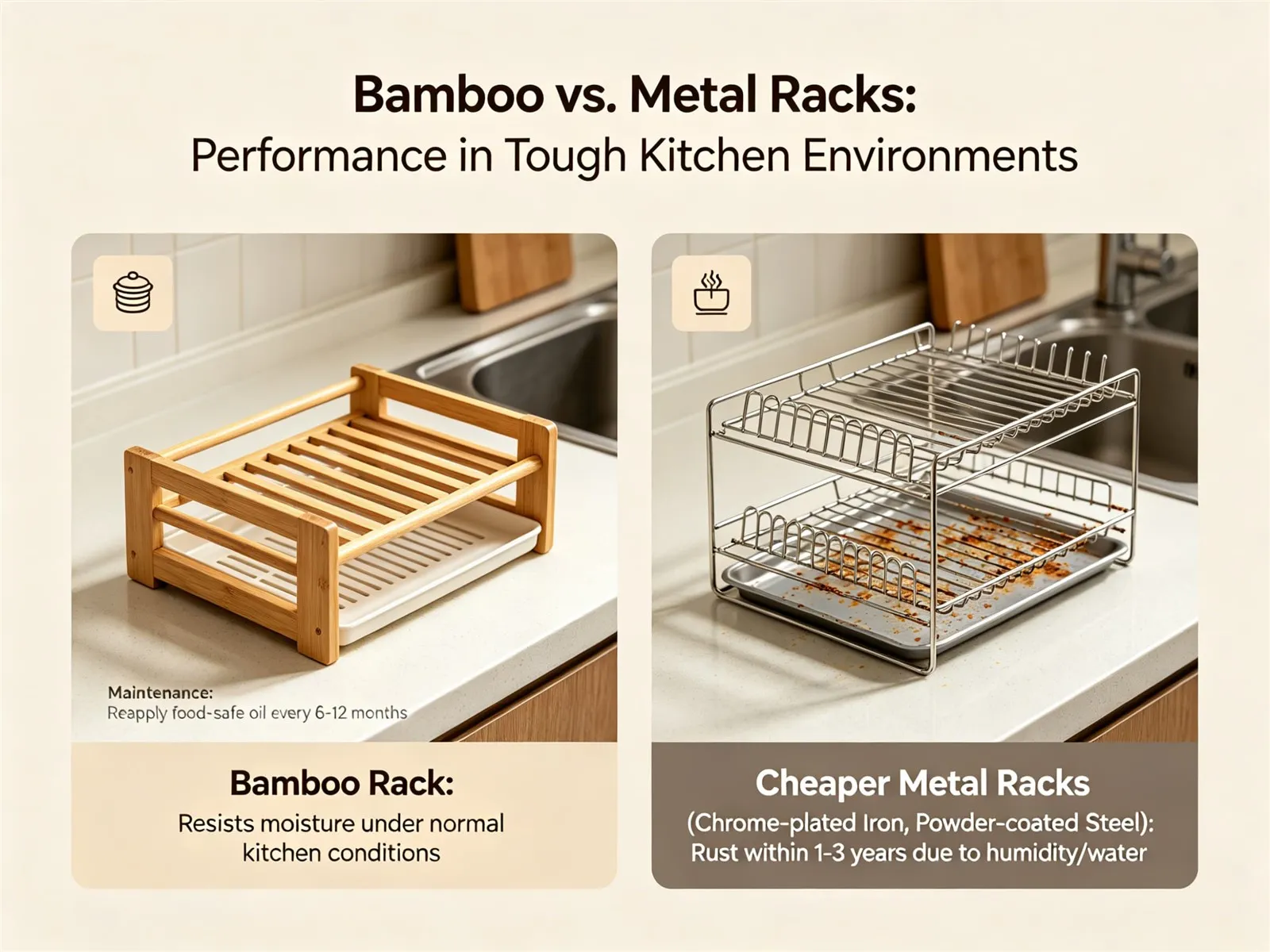 Bamboo Rack Vs Metal Rack: Which Is Better?