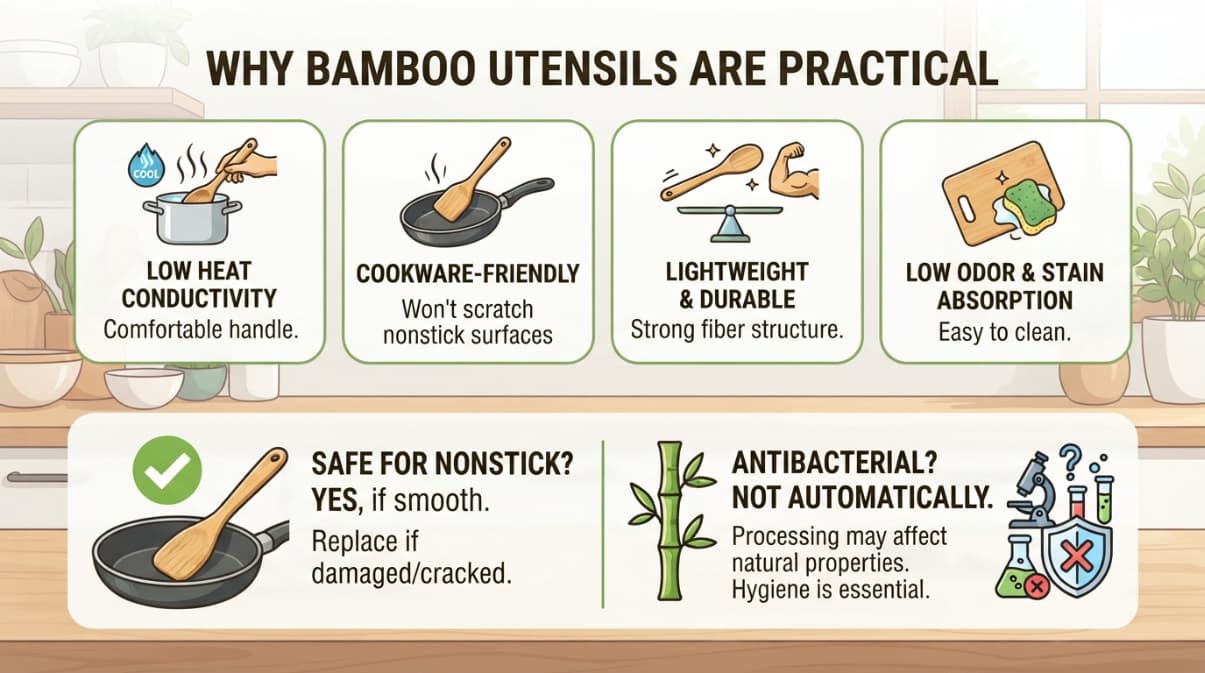 bamboo utensils