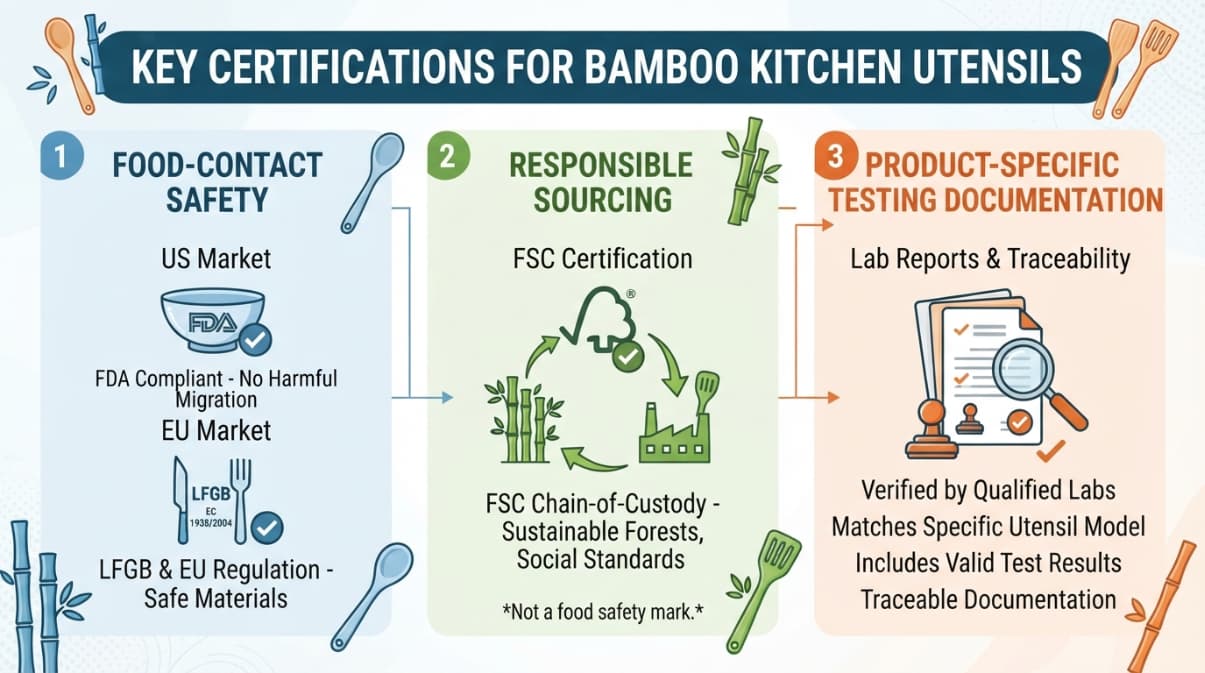 bamboo kitchen utensils