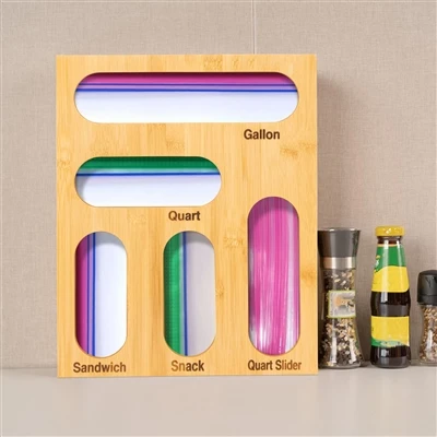 Why Bamboo Beats Plastic: Our Bamboo Food Storage Plastic Baggie Organizer Is...