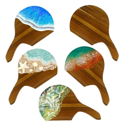 When The Acacia Cheese Board With Handles Meets The Ocean: Integrate The Feel...
